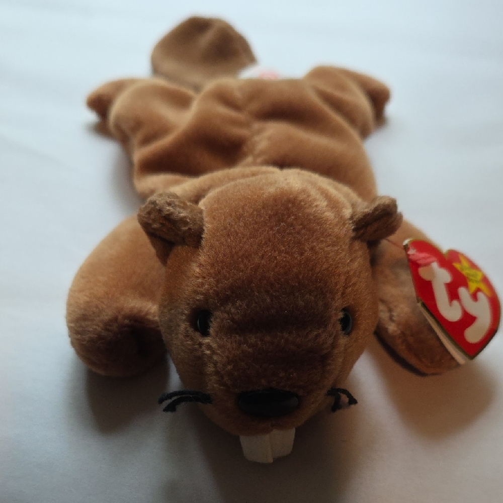 Ty Beanie Baby Vintage Bucky The Beaver 1995 Vintage